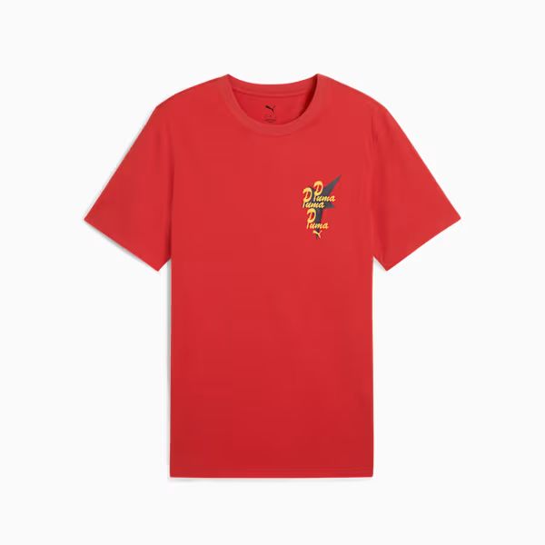 ROAD TO UNITY Graphic Tee Red Fire front view