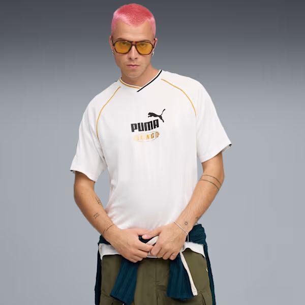 KING Relaxed Football Jersey Unisex - PUMA White model view
