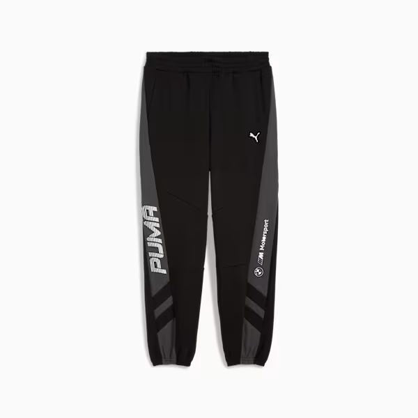 BMW MMS Lifestyle Sweat Pants PUMA Black front view