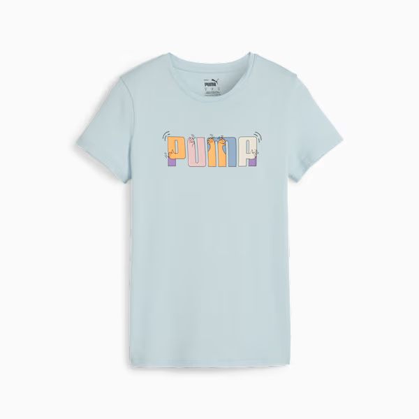 ESS+ Graphic Tee Turquoise Surf front view
