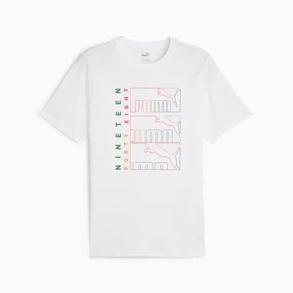 GRAPHICS Triple No. 1 Logo Tee Whit front view