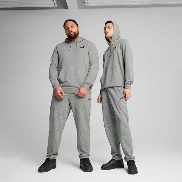 Essentials No. 1 Logo Sweatpants Men - Medium Gray Heather model view