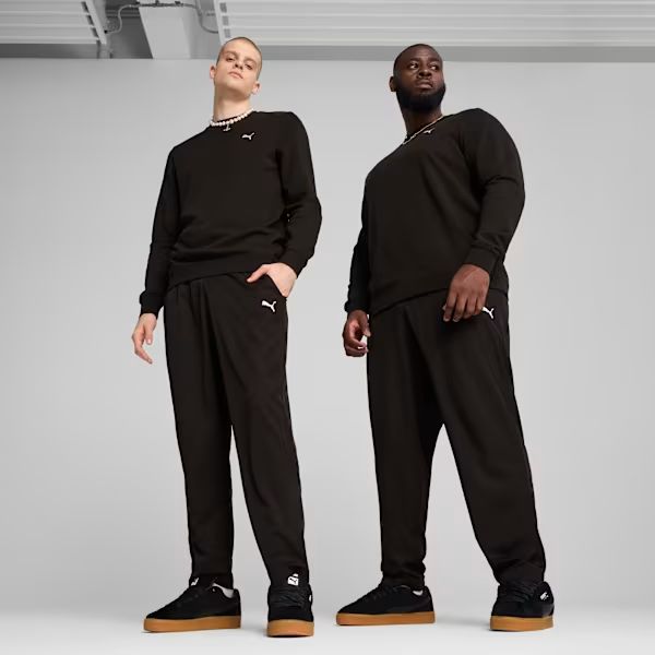 Essentials Woven Pants Men - PUMA Black model view