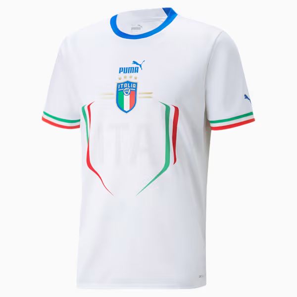 FIGC Away Jersey Replica Puma White-Ultr front view