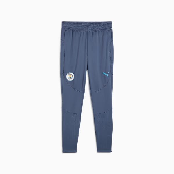 MCFC Training Pants Inky Blue-Magic Blue front view
