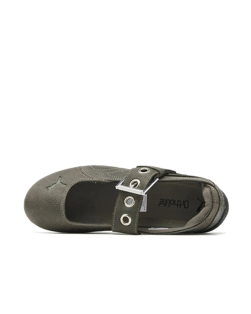 PUMA Speedcat Ballet Dress-Up Sneakers-Matte Bronze-PUMA Black