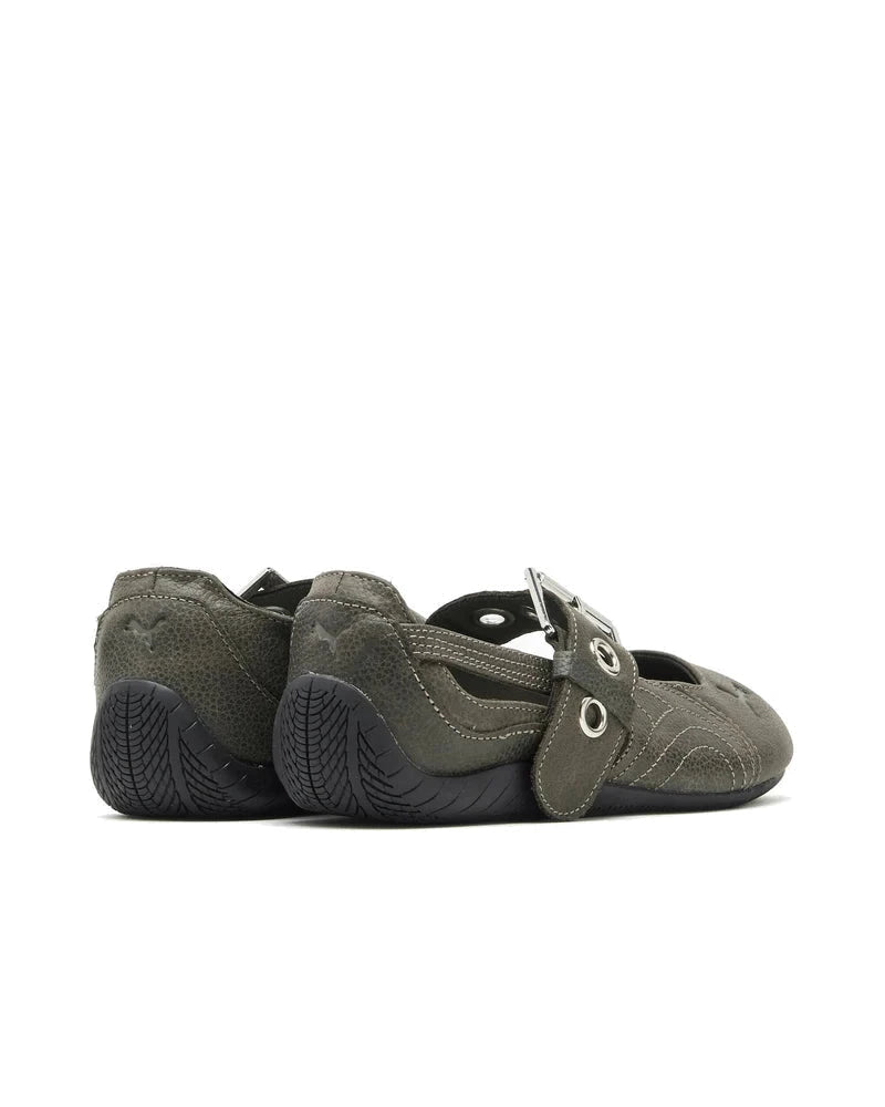 PUMA Speedcat Ballet Dress-Up Sneakers-Matte Bronze-PUMA Black